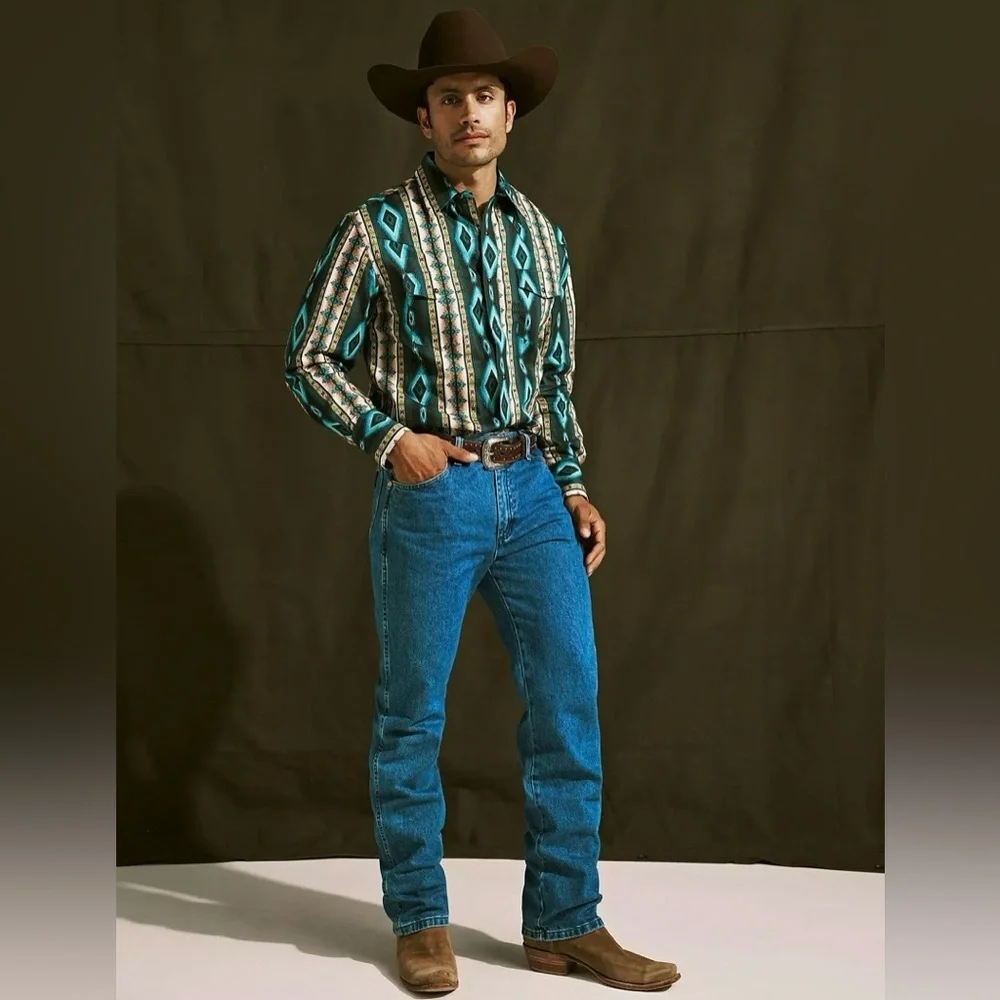 Men’s Wrangler - WRANGLER COWBOY CUT ORIGINAL FIT JEAN - Size 35x38
